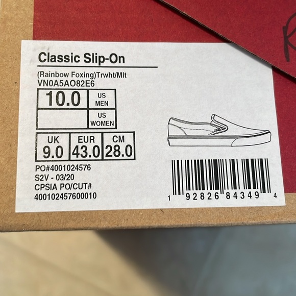 Vans Classic slip-on shoes men’s size 10 - Picture 11 of 11